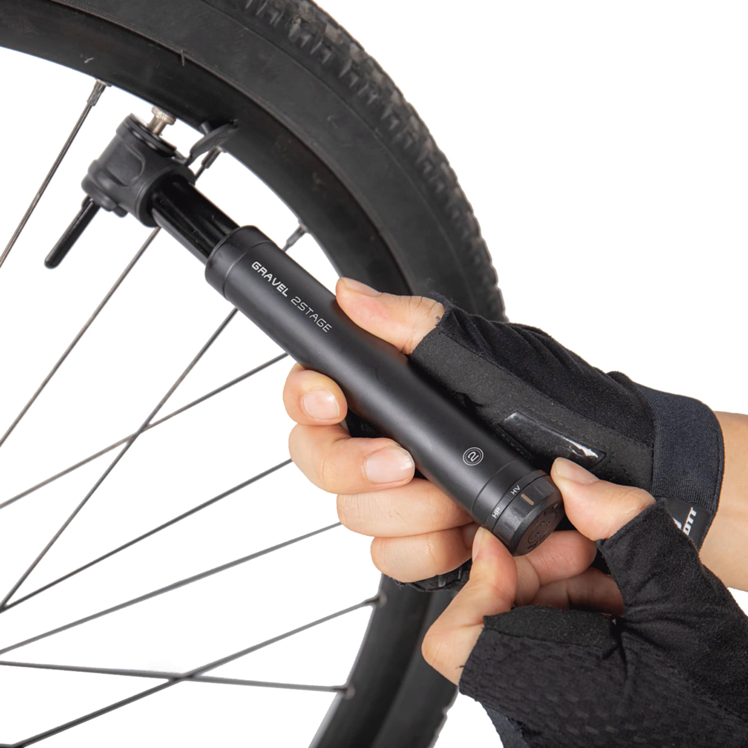 Topeak Gravel 2Stage Mini Pompe 5 Topeak Gravel 2Stage Mini Pompe – Image 5