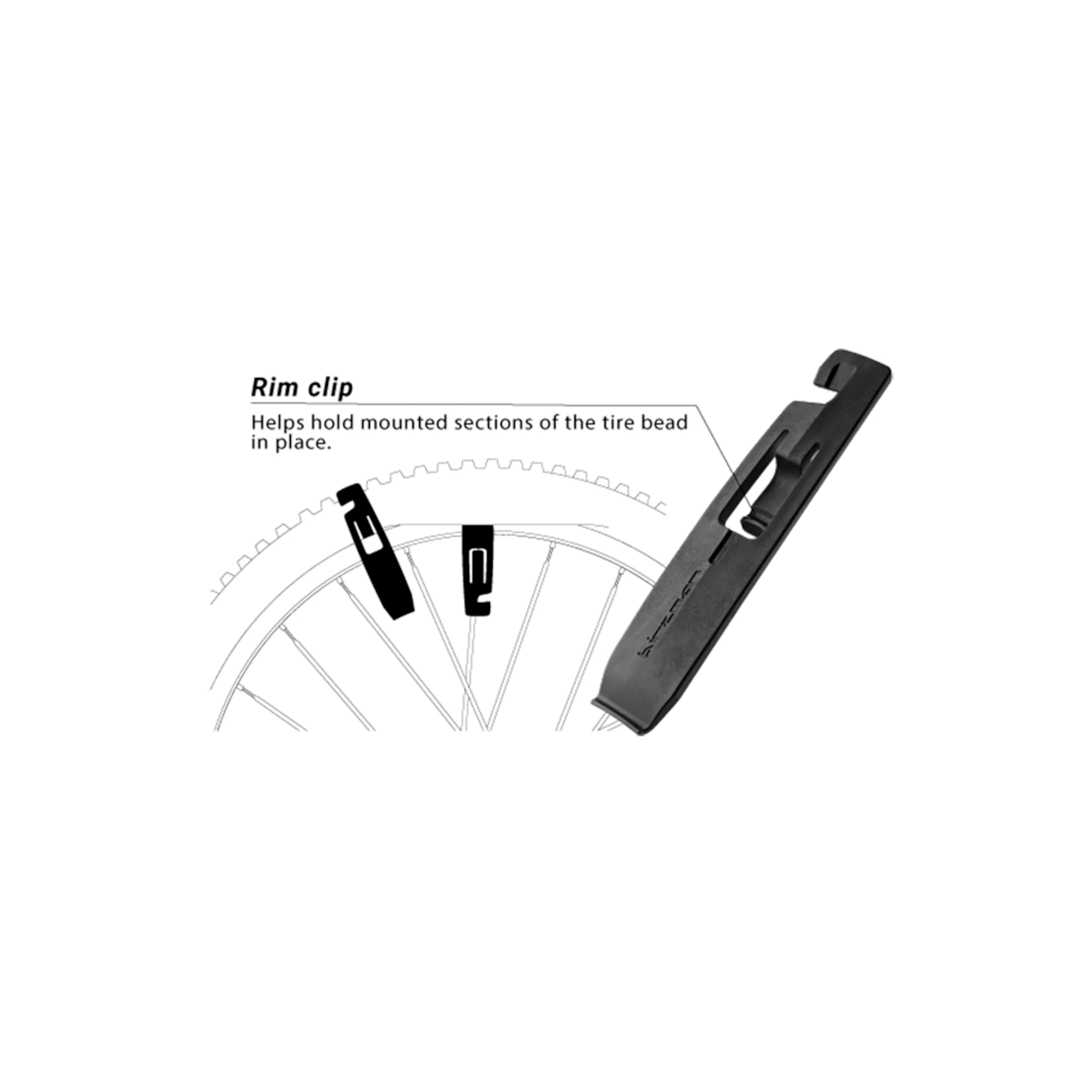 Birzman Set Démonte-pneus Tubeless (3 Pièces) 4 Birzman Set Démonte-pneus Tubeless (3 Pièces) – Image 4